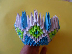 Модульное оригами - конфетница17