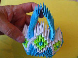 Модульное оригами - конфетница18