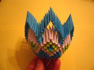 Модульное оригами - конфетница20