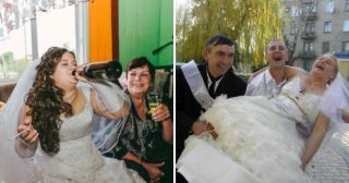Свадьба по-русски: фотошоп «юрского периода» и прочие убойные приколы!