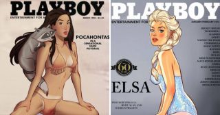 Только для взрослых: принцессы Диснея стали горячими штучками из «Playboy»!