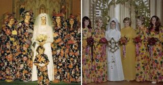 15 винтажных нарядов подружек невесты