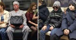 25 оригиналов, которые заставили улыбнуться всех в лабиринтах метро
