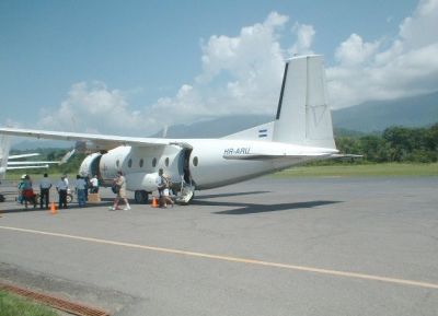 Рейс, прибывший в аэропорт города Utila