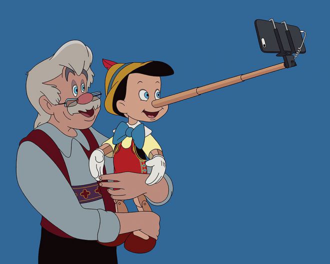 И даже нос Пиноккио использовался бы по совсем другому предназначению