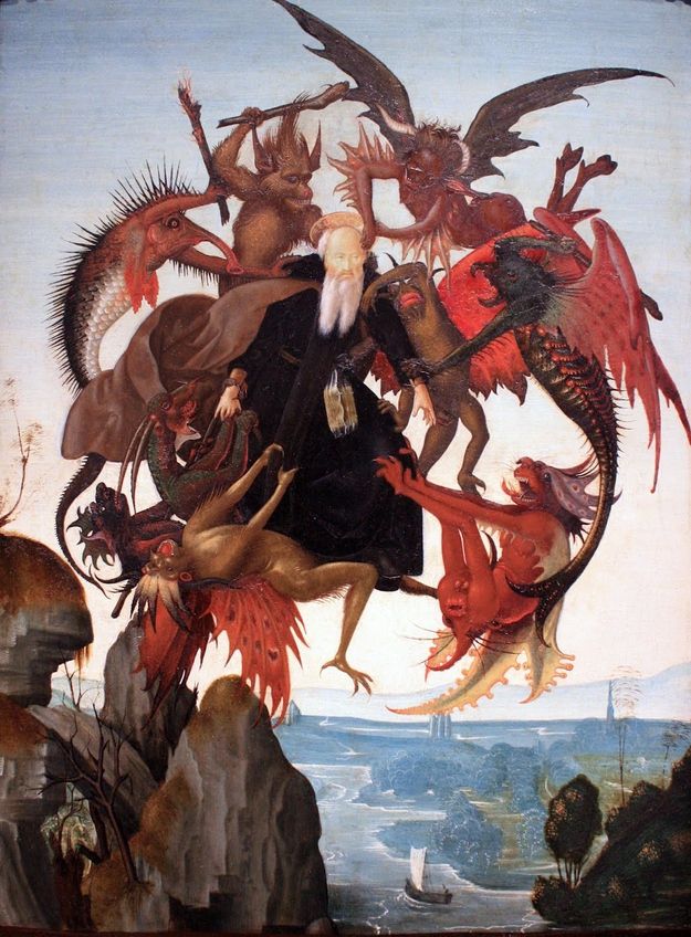 Микеланджело, «Мучения Святого Антония»