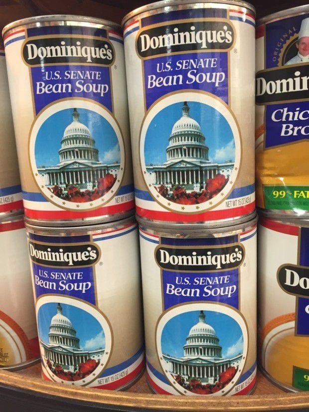 Суп с фасолью по рецепту Сената США