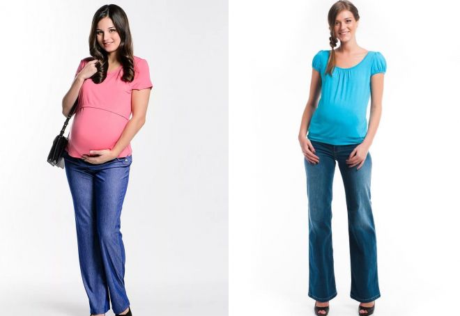 брюки джинсы для беременных