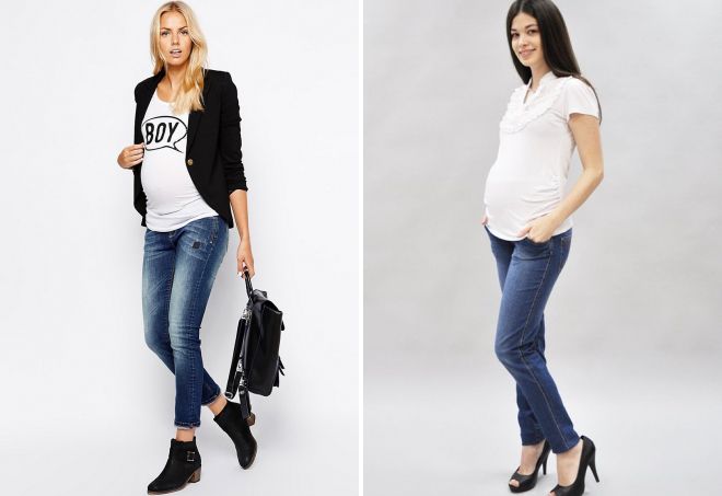 красивые джинсы для беременных