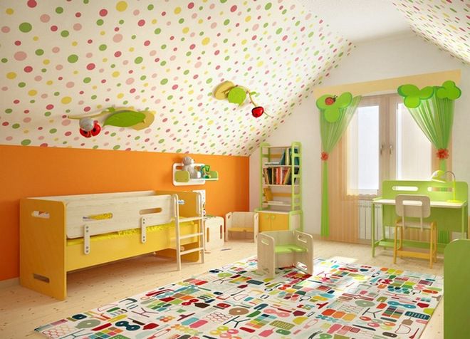 интерьер детской комнаты 16