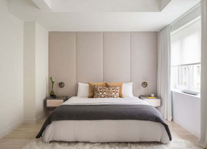 Дизайн маленькой спальни минимализм 