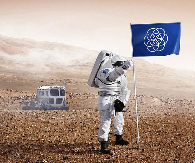 международный флаг планеты земля