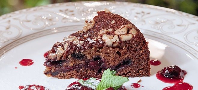 постный шоколадный пирог