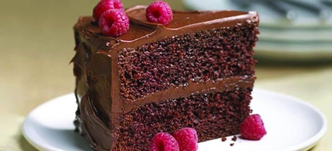 Вкусный шоколадный торт
