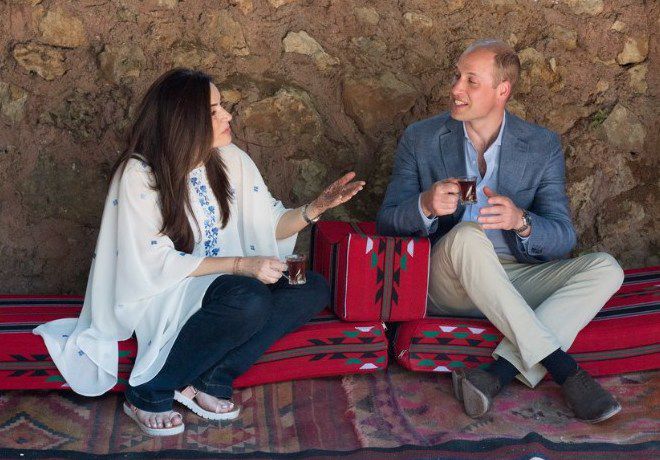 Герцог Кембриджский посетил исторические достопримечательности Иордании