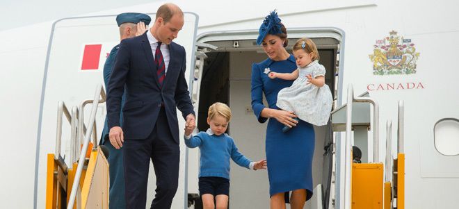 Принц Уильям и Кейт Миддлтон с детьми прибыли с официальным визитом в Канаду