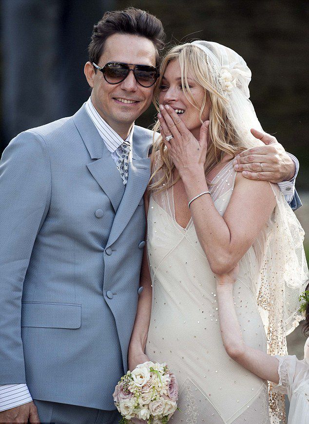 Свадьба Джейми Хинса и Кейт Мосс  в 2011 году 