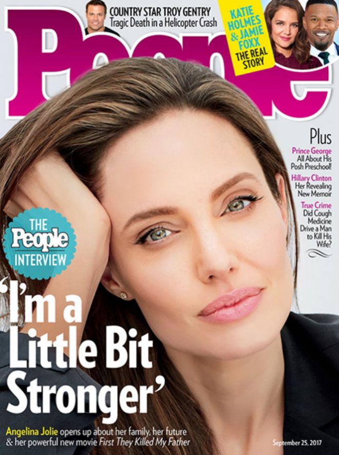 Анджелина Джоли на обложке People