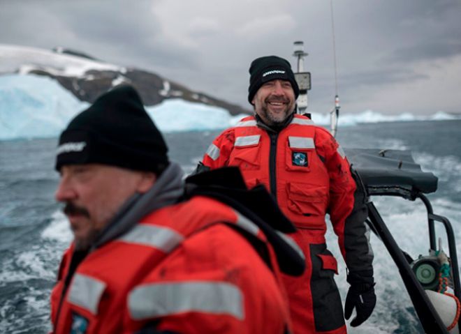 Хавьер Бардем в Антарктике
