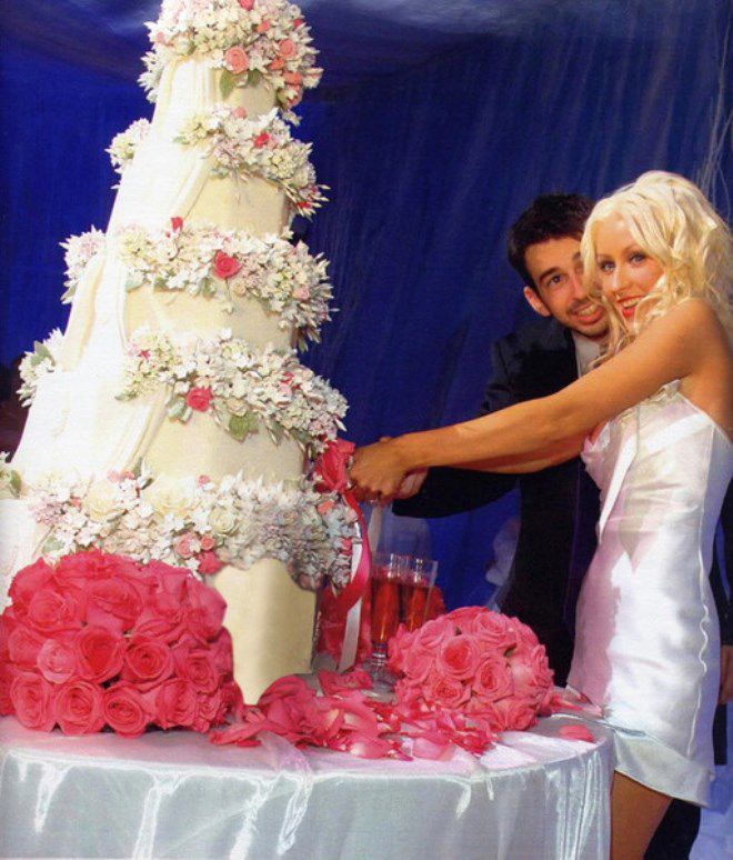 Фото со свадьбы Кристины Агилеры