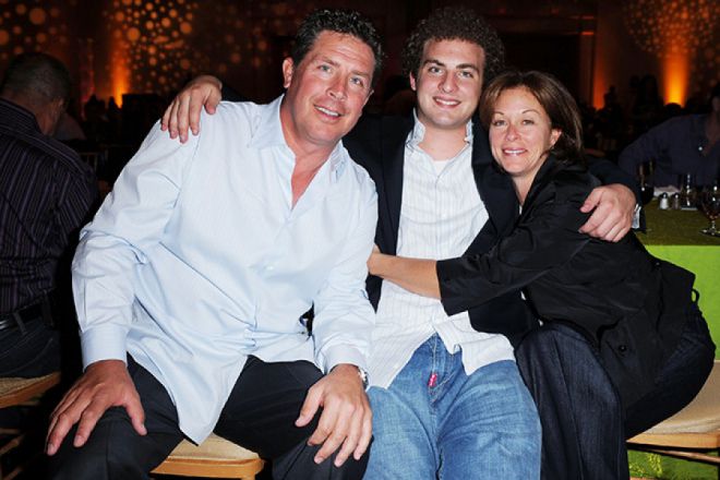 Дэн Марино с женой и сыном