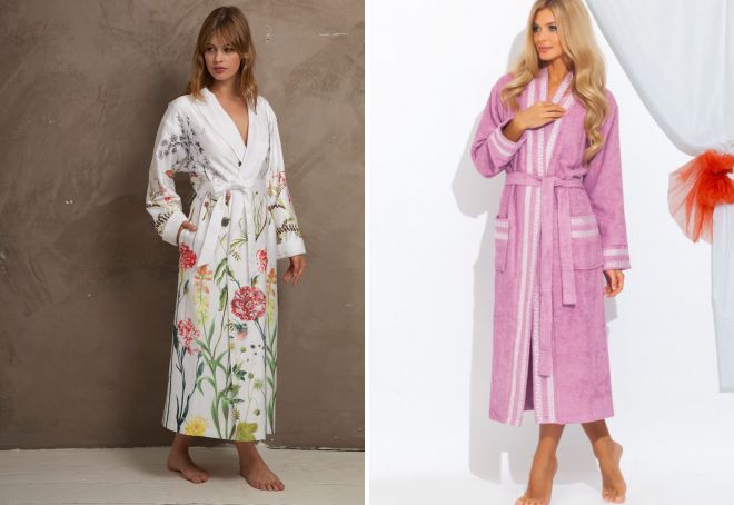 махровый халат кимоно