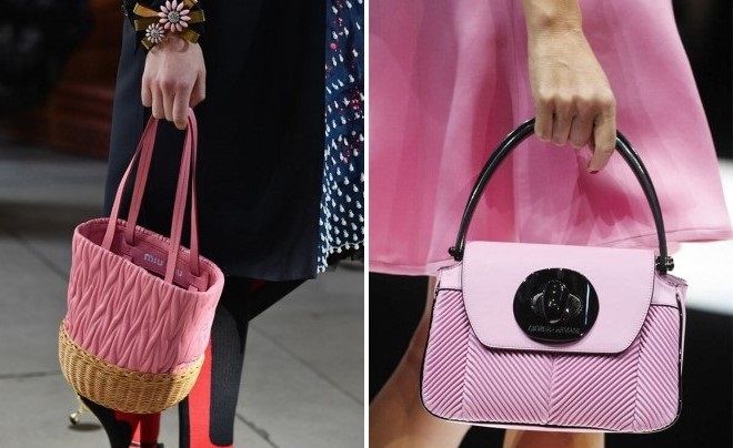 брендовые розовые сумки 2018