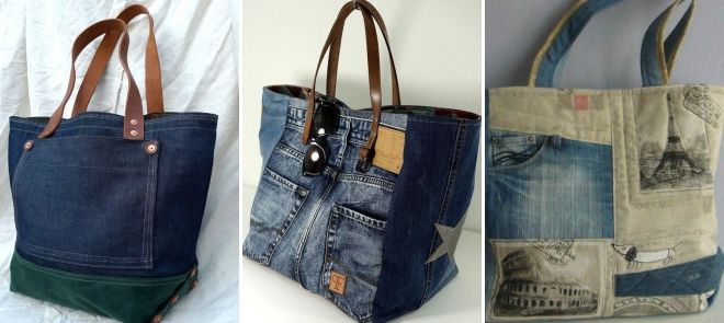 Стильные джинсовые сумки мода