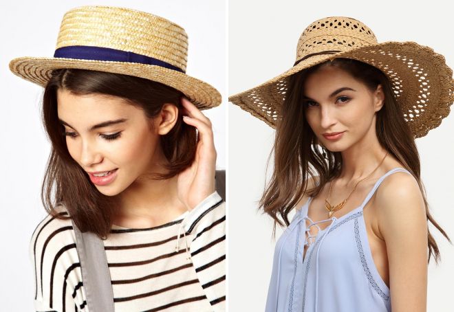летние женские соломенные шляпы