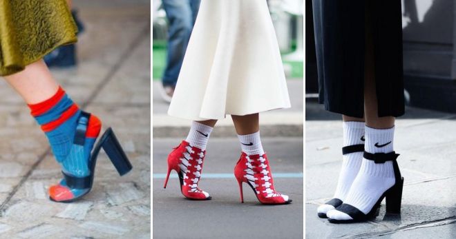 Носки с сандалиями 2019 стиль