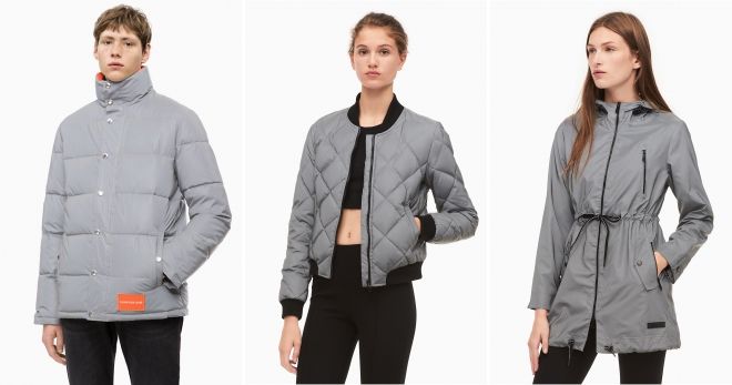 Светоотражающая куртка Calvin Klein дизайн