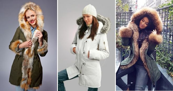 Модные женские куртки парки мода