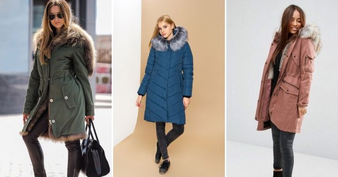 Модные женские куртки парки дизайн