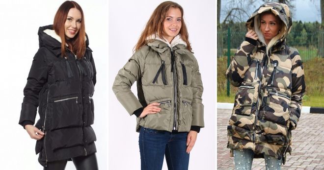 Женская куртка парка трансформер мода