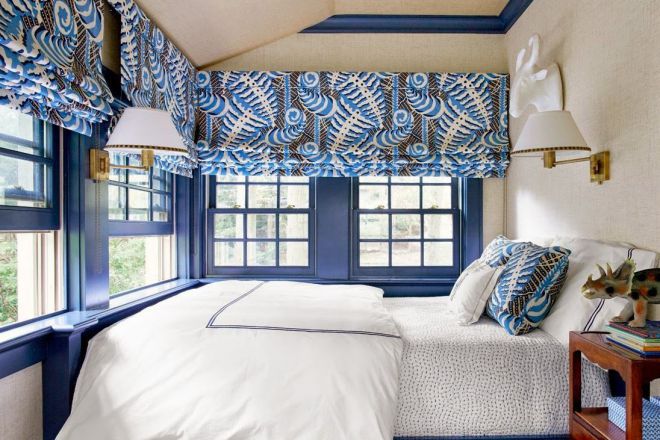 шторы в английском стиле для спальни