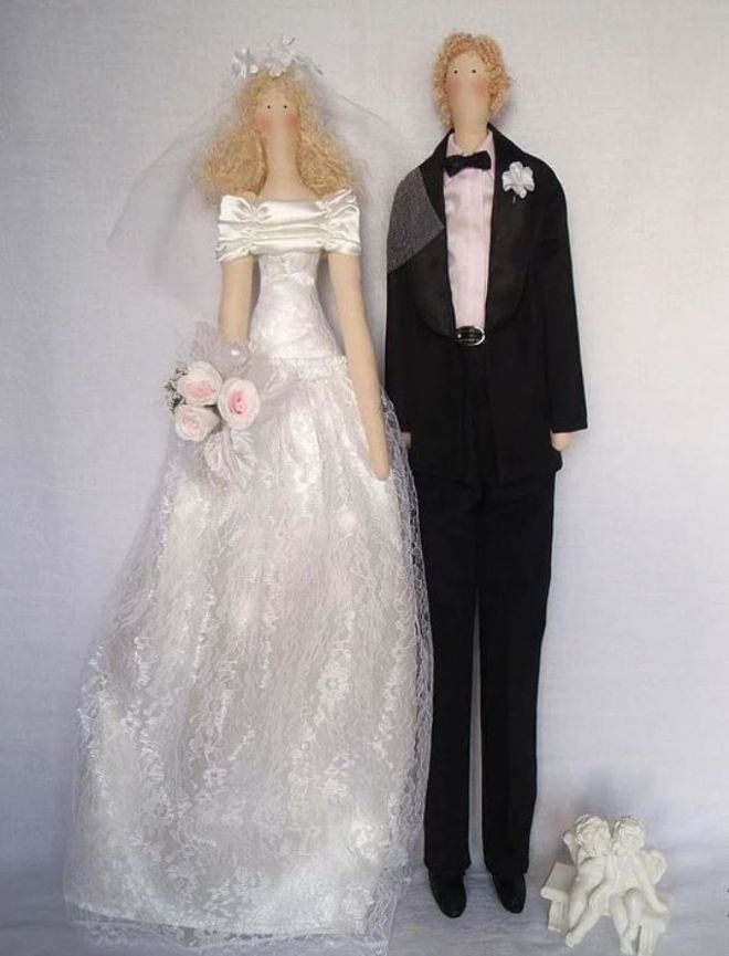 Свадебные интерьерные куклы