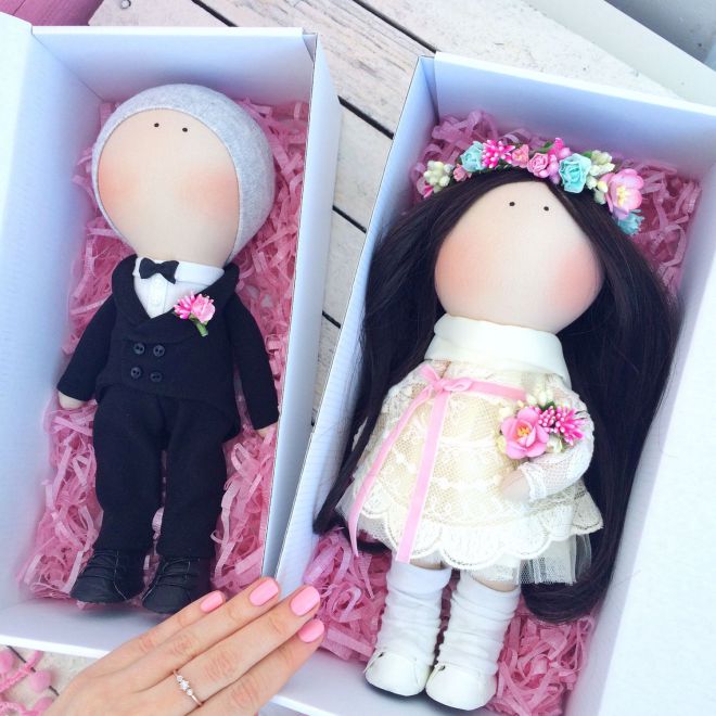 Свадебные интерьерные куклы