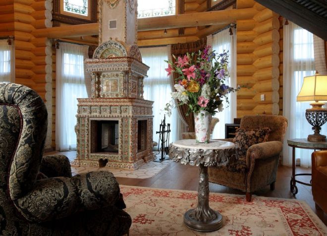 деревянный дом в русском стиле
