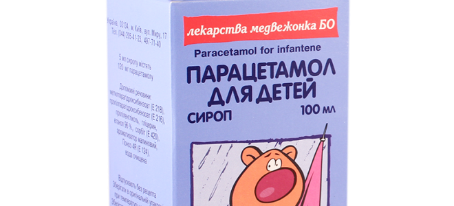 парацетамол детский сироп