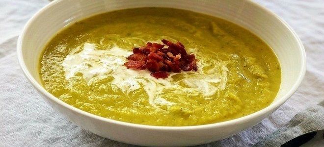 крем суп из тыквы и кабачка