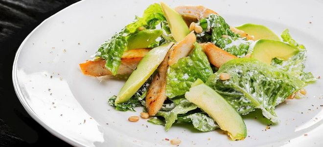 салат с авокадо простой и быстрый рецепт