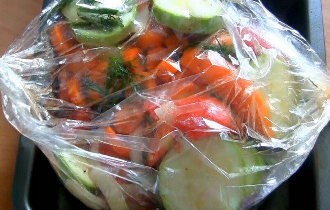 что можно приготовить в рукаве для запекания овощи