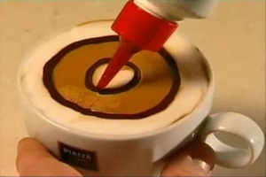 Как делать рисунки на кофе10