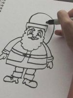 Как нарисовать Деда Мороза?
