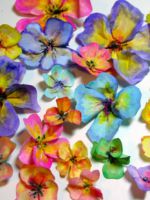Цветы из акварельной бумаги
