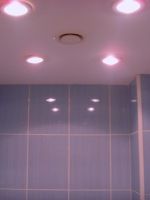 Потолочные светильники для ванной комнаты