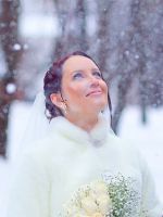 Зимние свадебные фотосессии