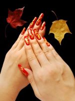 Осенний дизайн ногтей