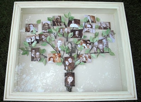 Дерево с фотографиями учеников для учителя