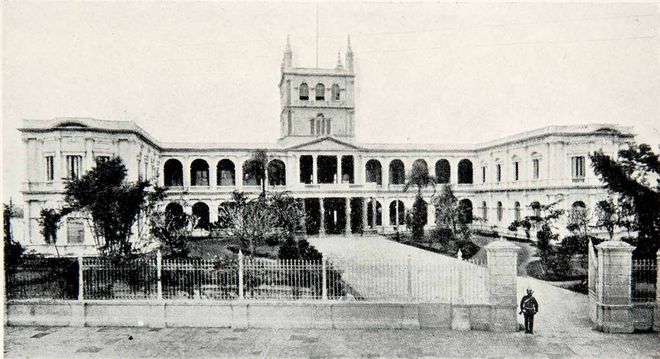 Дворец Лопес в 1917